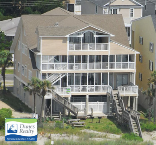 Myrtle Beach Houses  Rent on Surfside Beach Rental Beach Home  The Harris House   Myrtle Beach